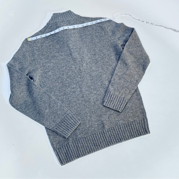 NEW! BLACK BROWN 1826 100% lambswool dark grey sweater - Picture 3 of 7